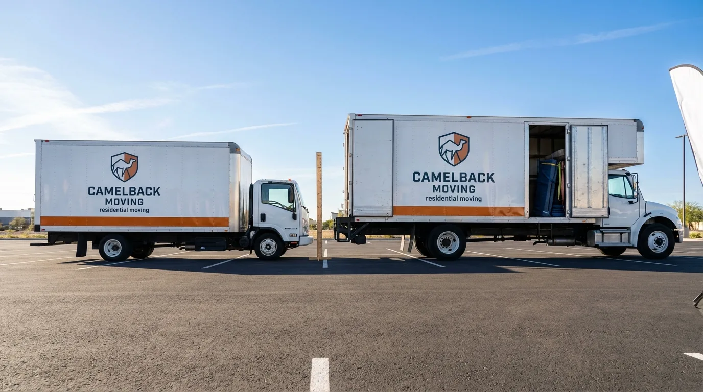Moving truck size capacity guide in West Yellowstone